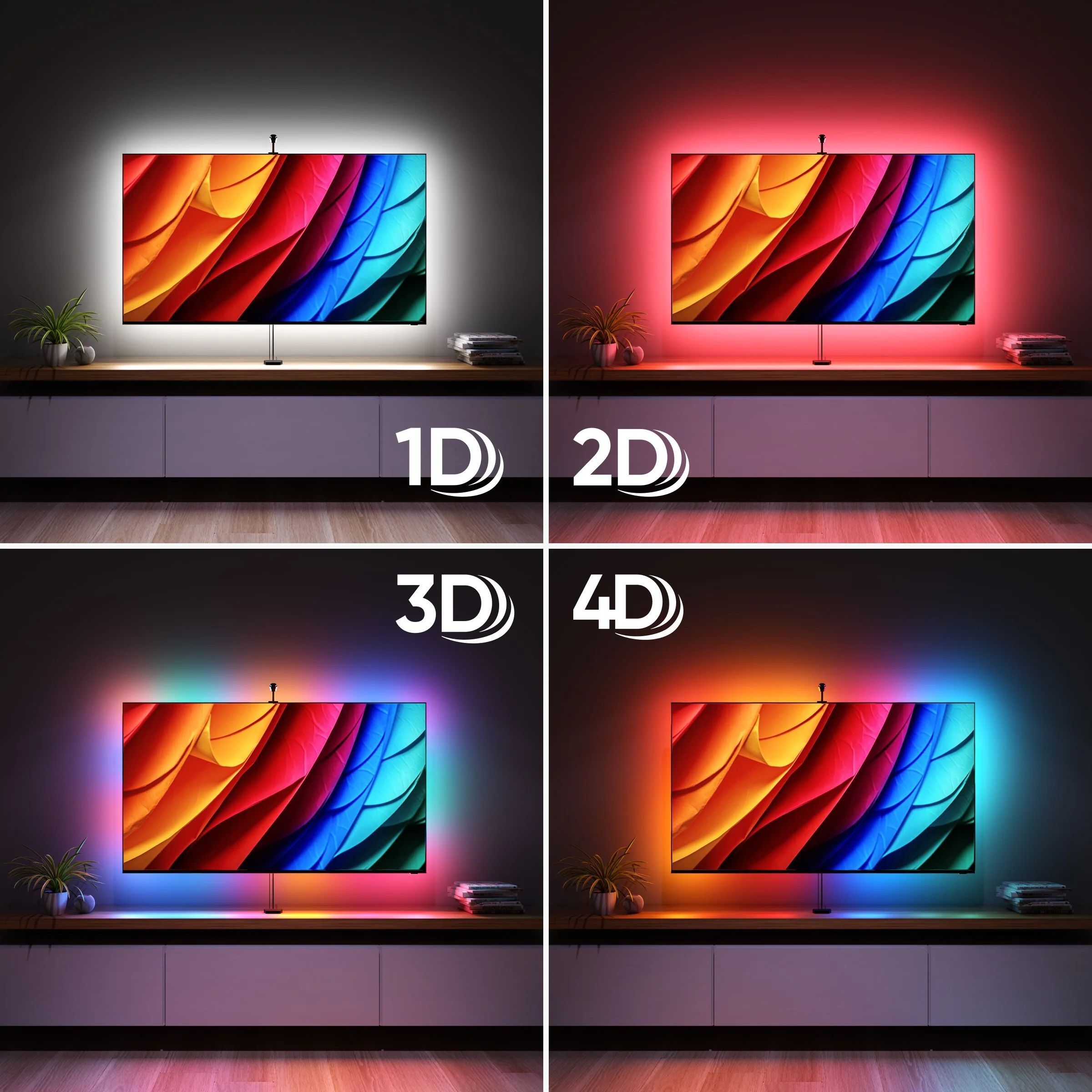Nanoleaf 4D V2 Screen Mirror + Lightstrip Kit  (TVs & Monitors up to 65") - Image 5
