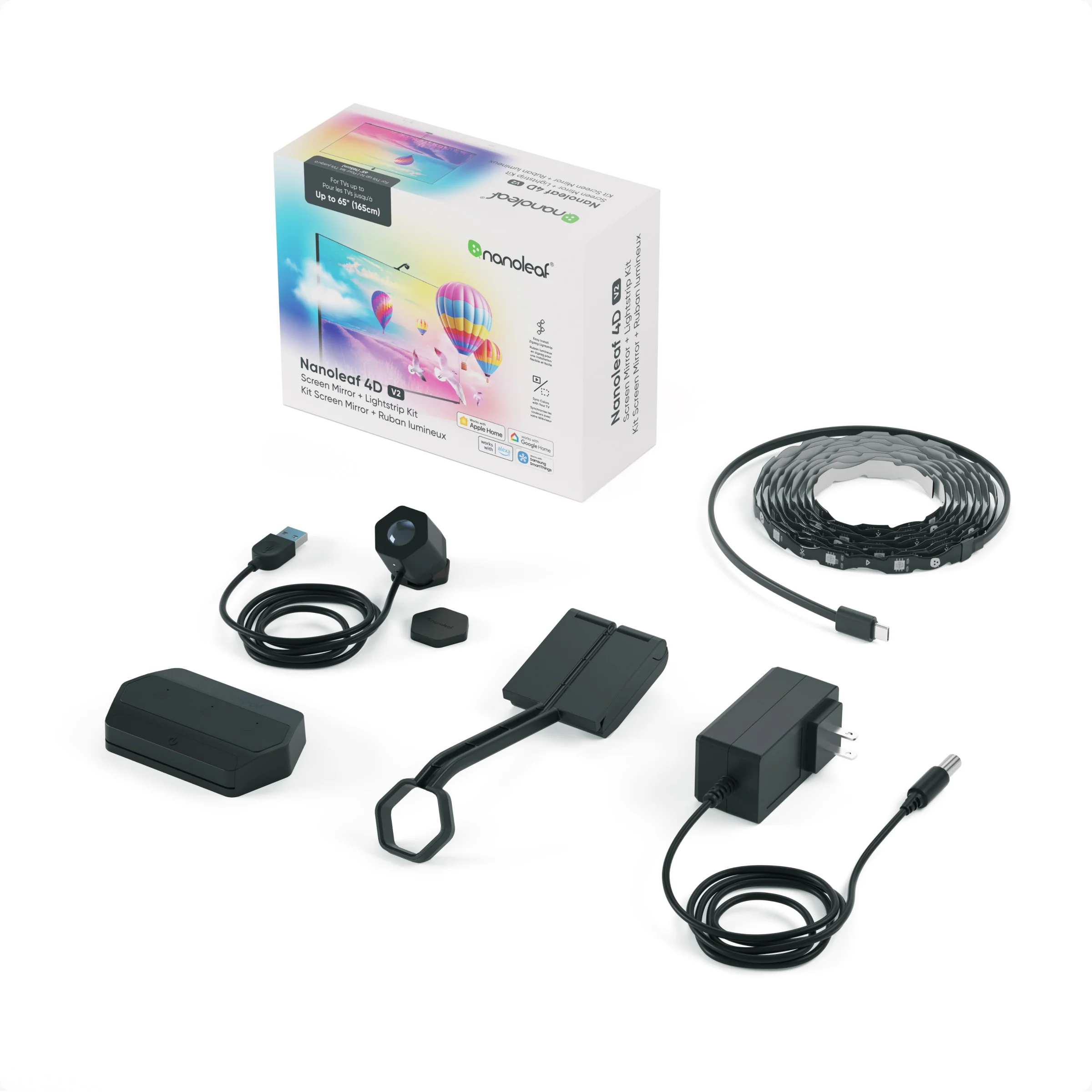 Nanoleaf 4D V2 Screen Mirror + Lightstrip Kit  (TVs & Monitors up to 65") - Image 7