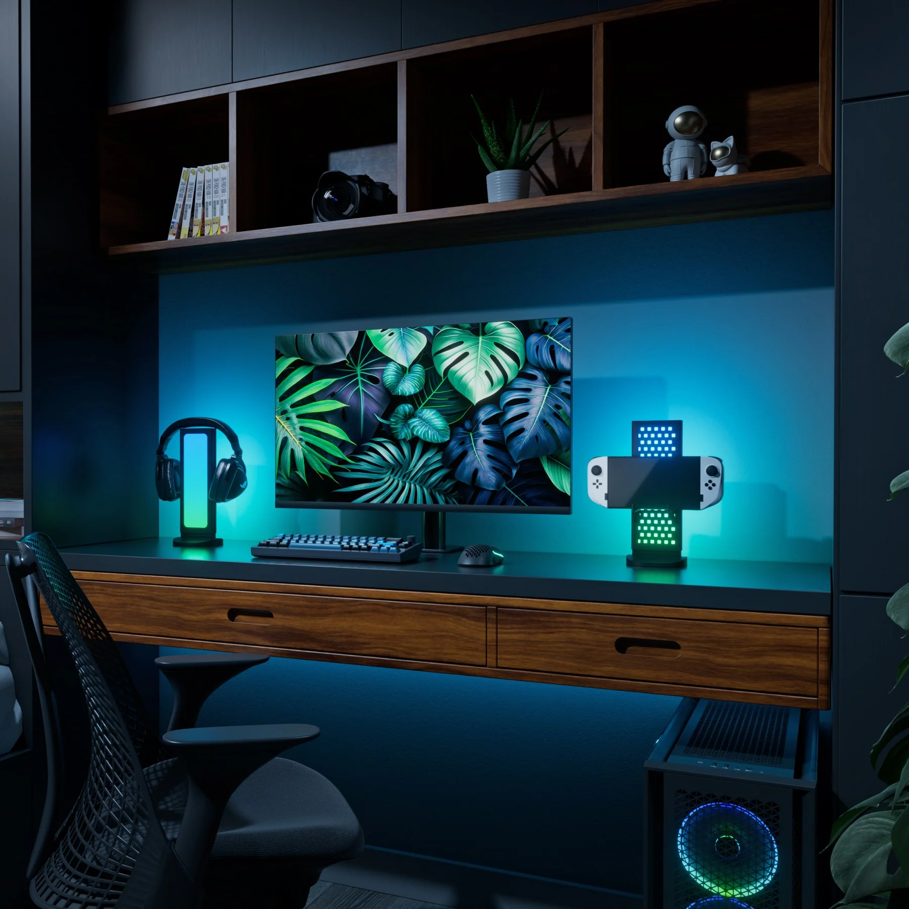 Pegboard Desk Dock (Black) - Image 4