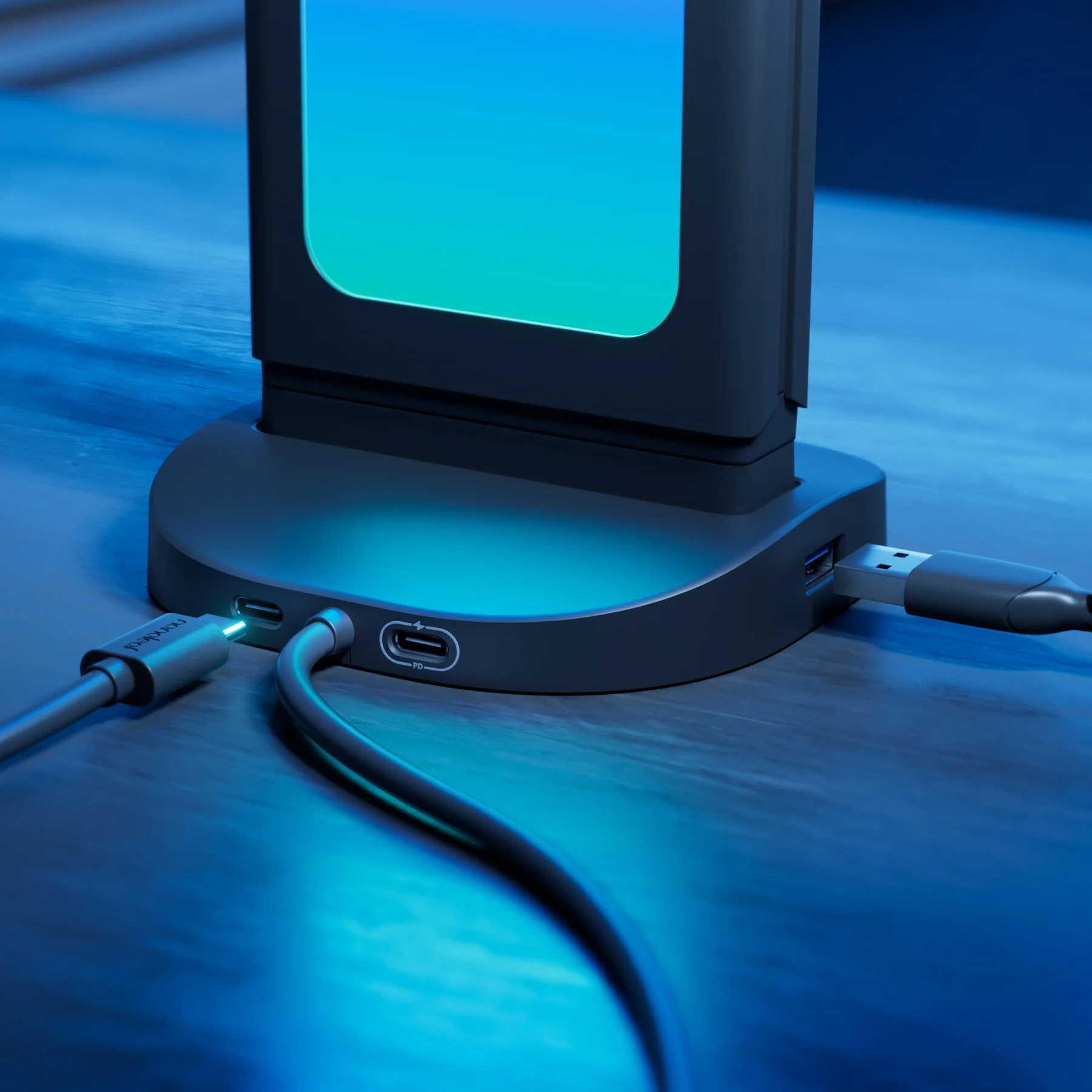 Pegboard Desk Dock (Black) - Image 5