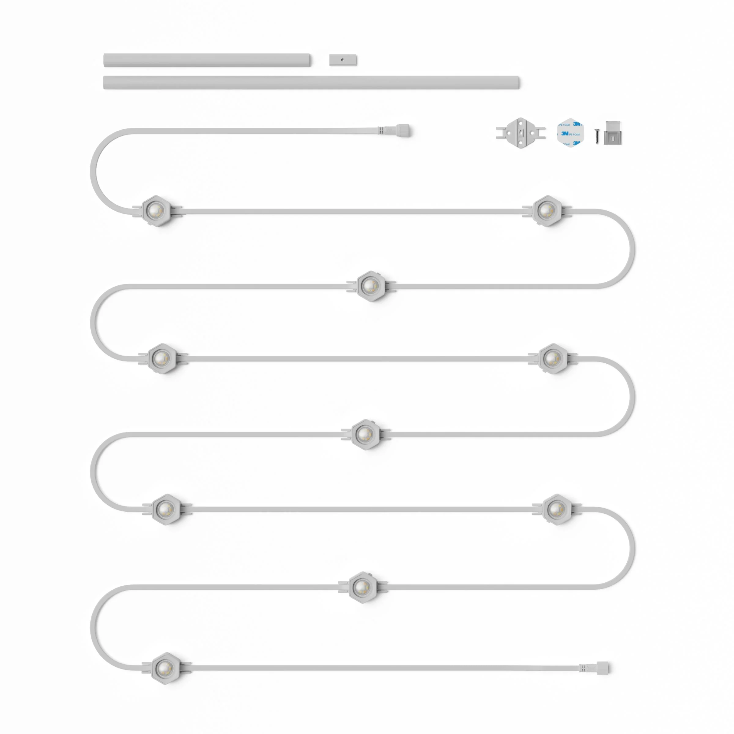 Smart Multicolor Permanent Outdoor Lights Expansion Pack with Cable Covers - Image 7