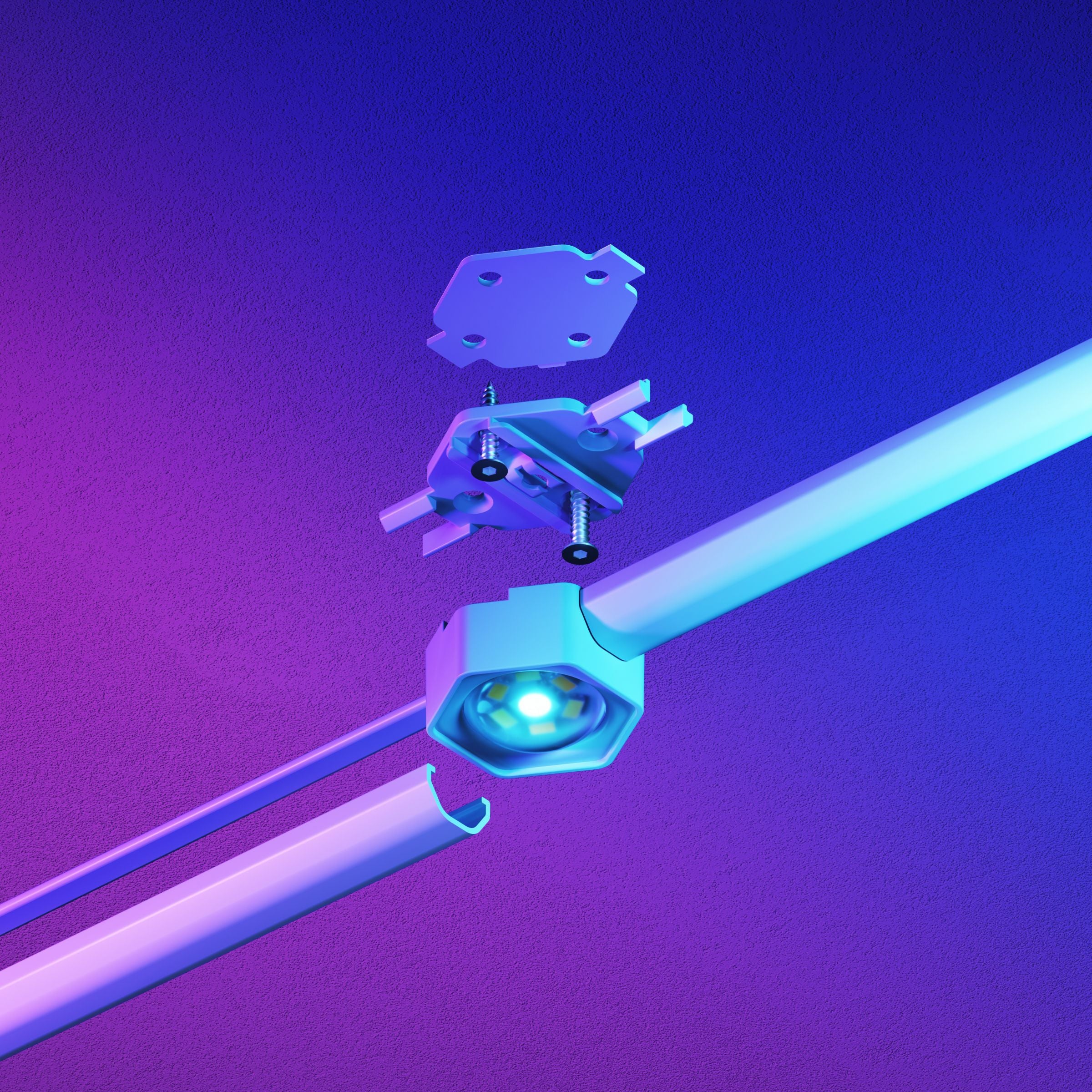 Matter Smart Multicolor Permanent Outdoor Lights Smarter Kit with Cable Covers 49ft (15m) - Image 6